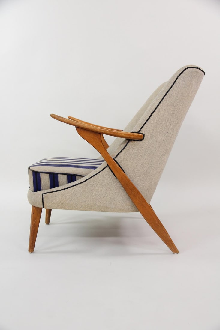 Svante Skogh Swedish Upholstered Lounge Chair (1 of 19)