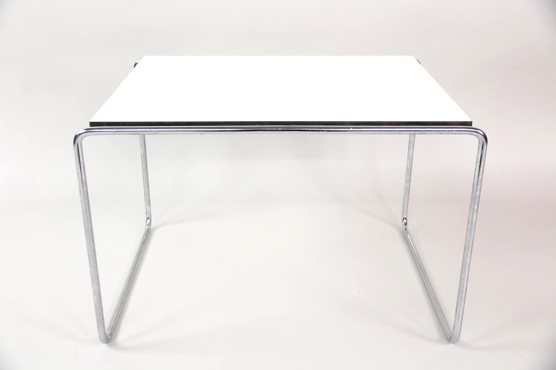 Chrome & Laminate Side Table, G. Pyrke Powers, Walter Nugent (1 of 10)