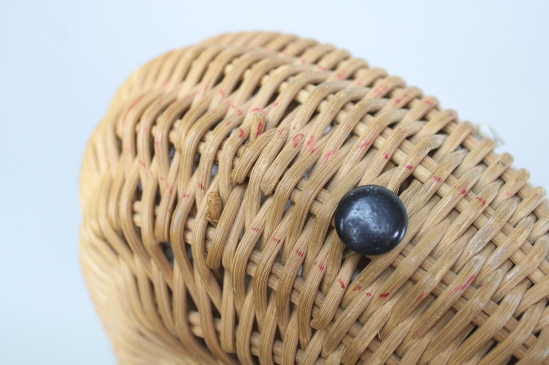 Figural Kangaroo Wicker Basket - 10