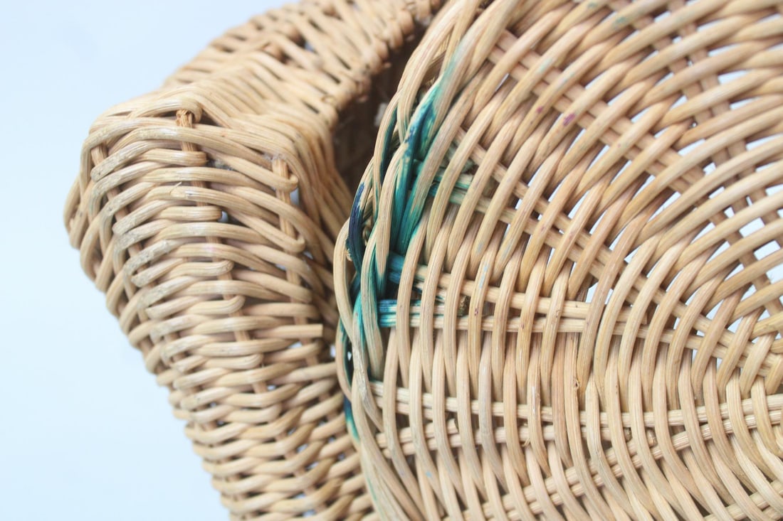 Figural Kangaroo Wicker Basket - 12