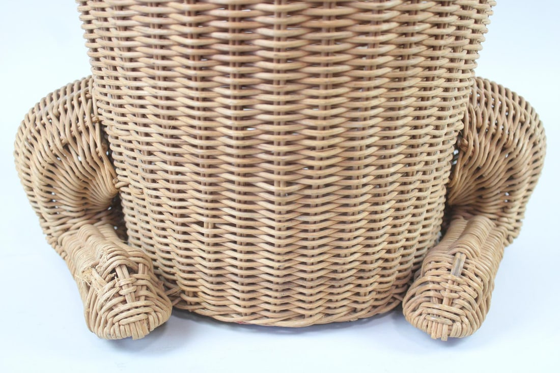 Figural Kangaroo Wicker Basket - 5