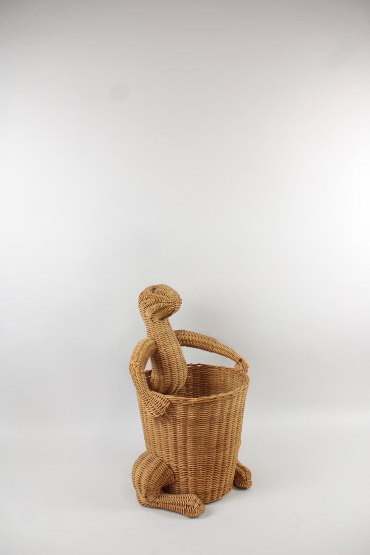 Figural Kangaroo Wicker Basket - 6