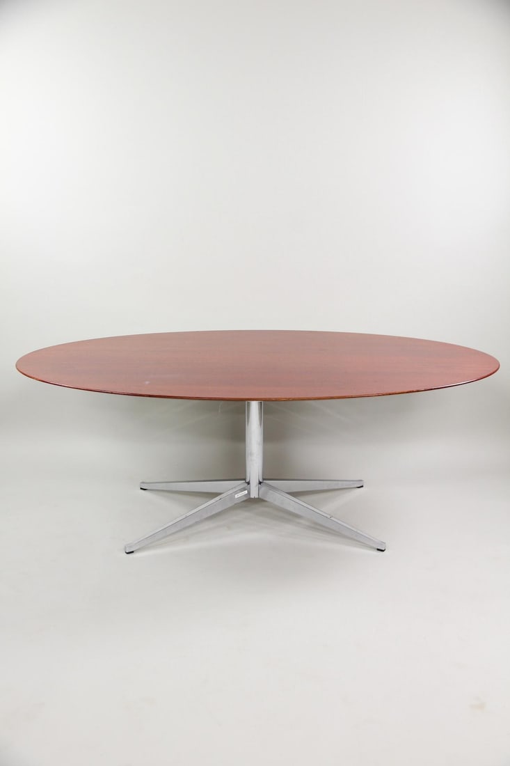 Oval Florence Knoll Executive Desk, Dining Table (1 of 14)