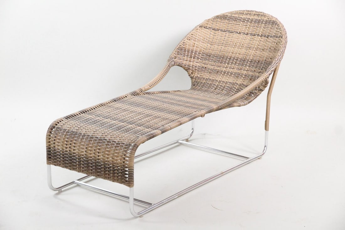 MC Home "Cabo" Outdoor Woven Chaise in Natural (1 of 14)