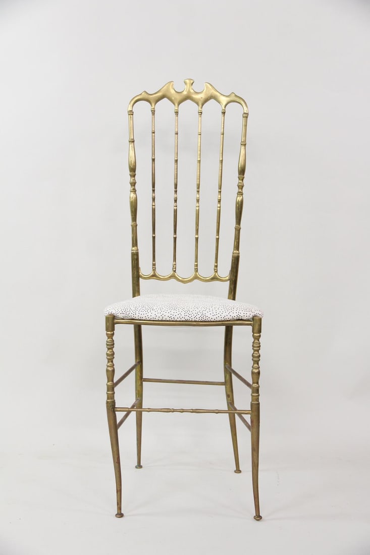 Polished Brass Italian High Back Chiavari Chair (1 of 13)