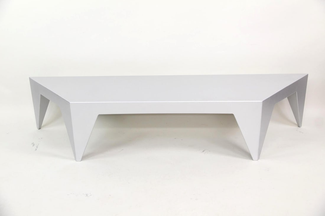 Richard Humann Futuristic Sculptural Aluminum Coffee Table, Artist Made (1 of 14)