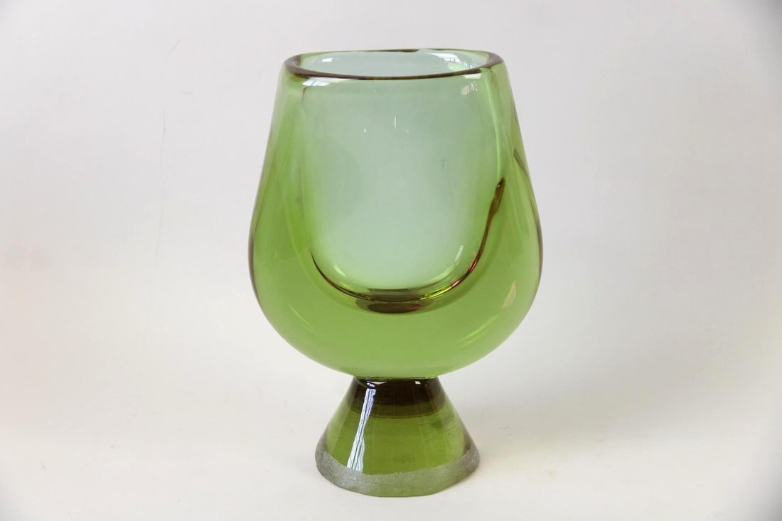 Large Blown Glass Vase, Sevres, France (1 of 9)