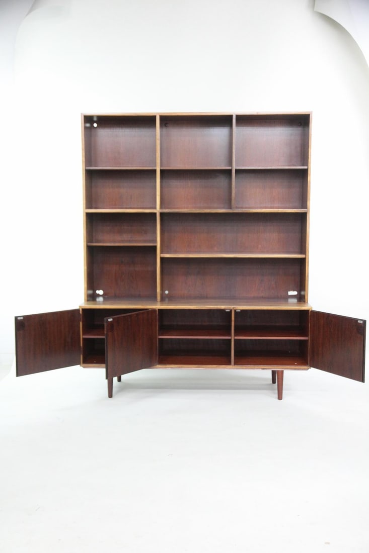 Danish Rosewood Stepback Wall Unit - 14