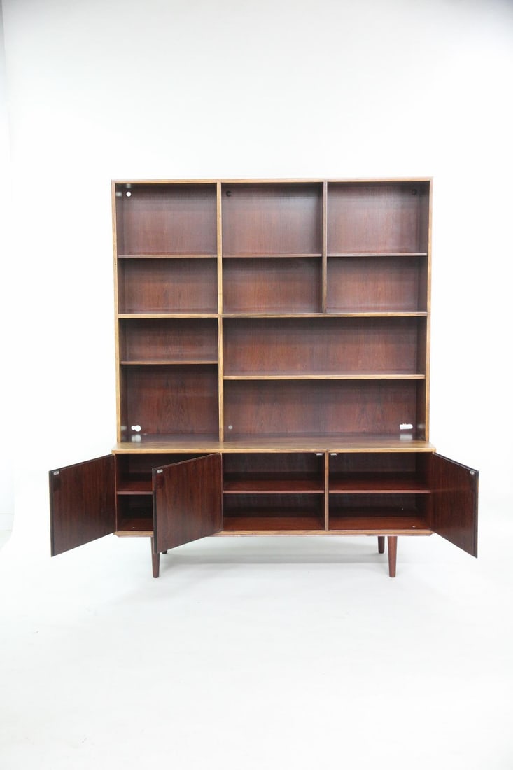 Danish Rosewood Stepback Wall Unit - 15