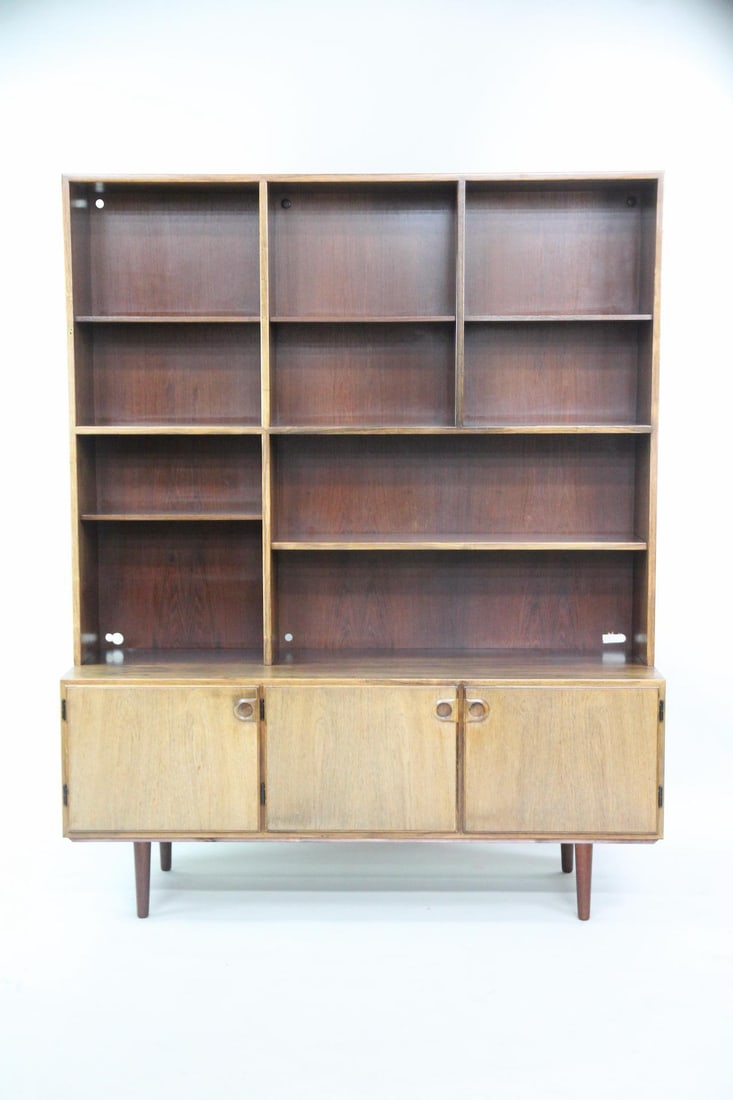 Danish Rosewood Stepback Wall Unit (1 of 18)