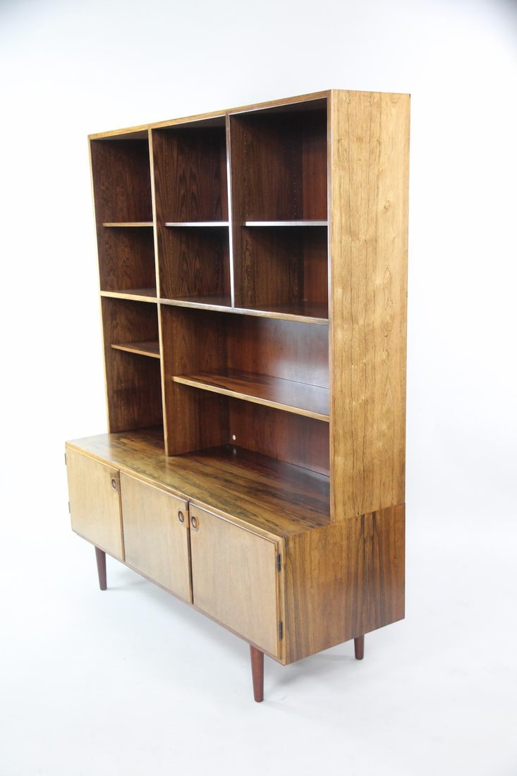 Danish Rosewood Stepback Wall Unit - 2