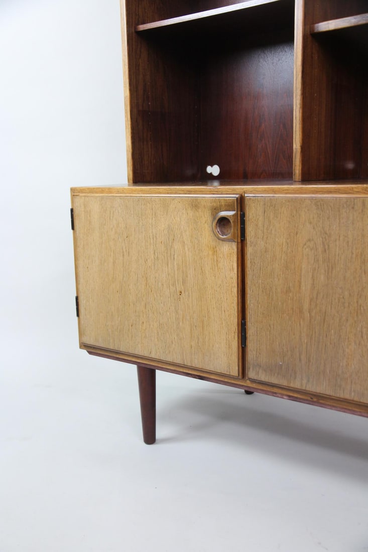 Danish Rosewood Stepback Wall Unit - 7