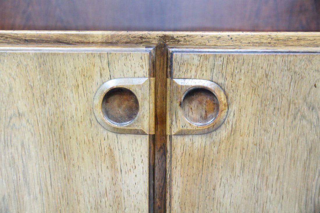 Danish Rosewood Stepback Wall Unit - 9