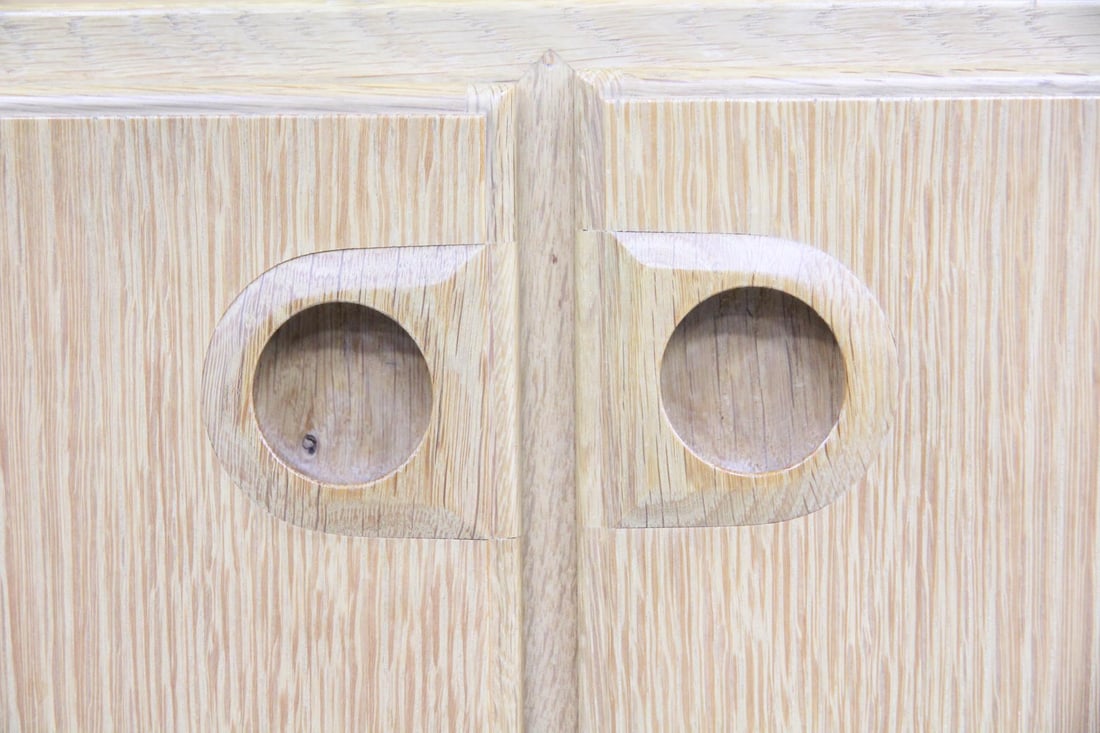 Danish Oak Stepback Wall Unit - 12