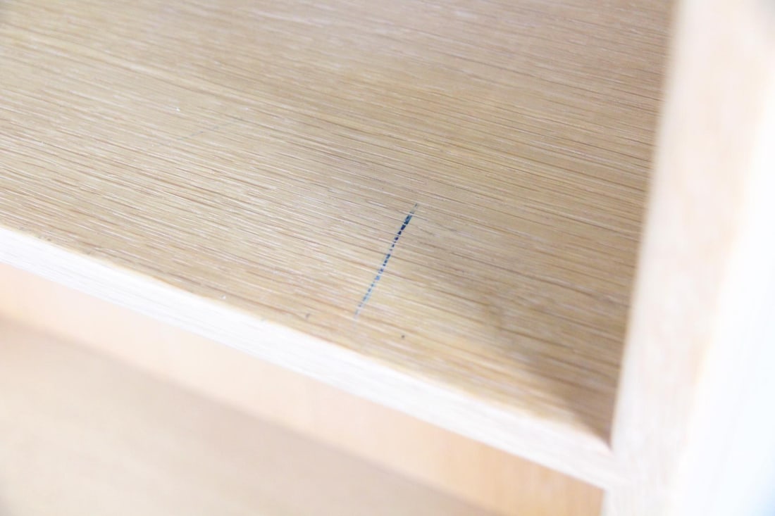 Danish Oak Stepback Wall Unit - 14