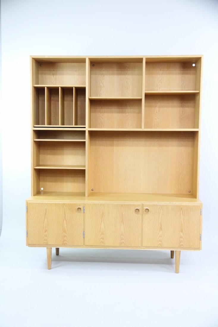 Danish Oak Stepback Wall Unit (1 of 18)