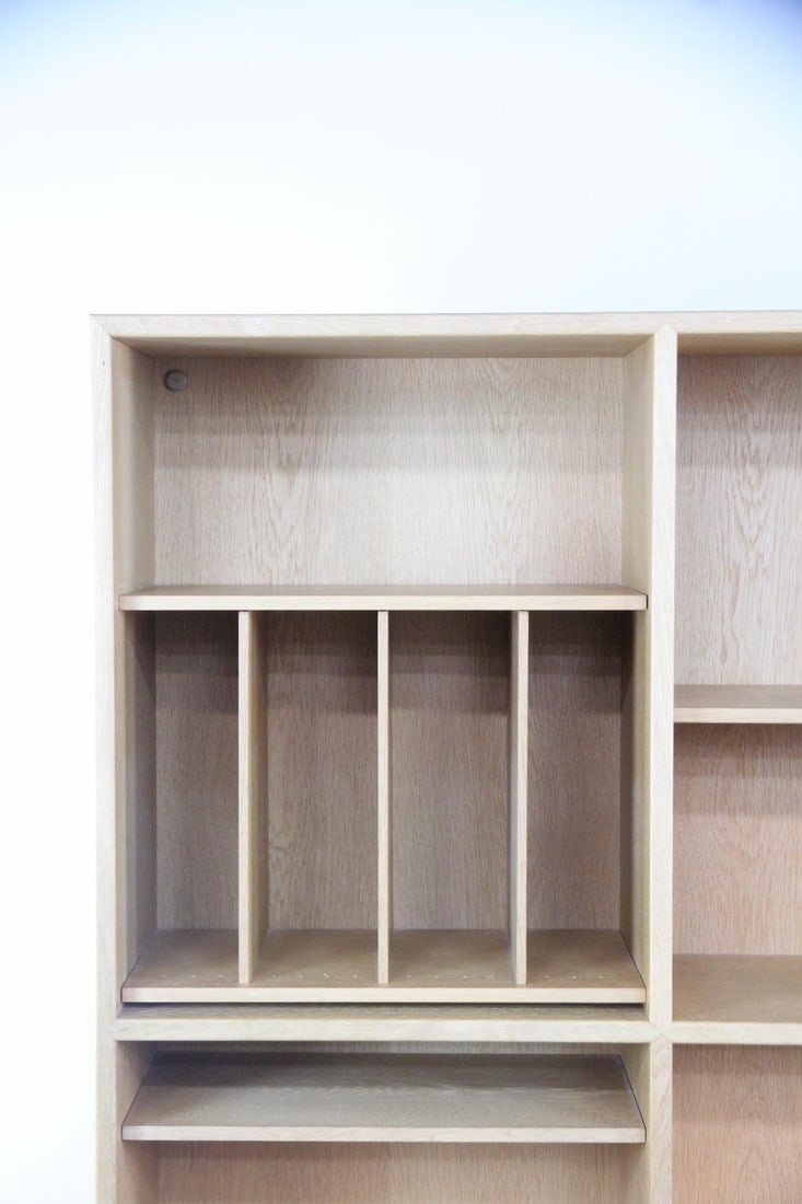 Danish Oak Stepback Wall Unit - 7