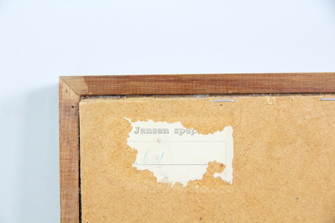 Jansen Spejle Danish Teak Rectangular Mirror - 7
