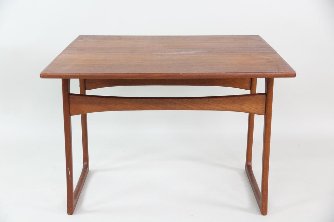 Danish Modern Teak Drop-leaf Side Table by J. Ingvard Jensen (1 of 12)