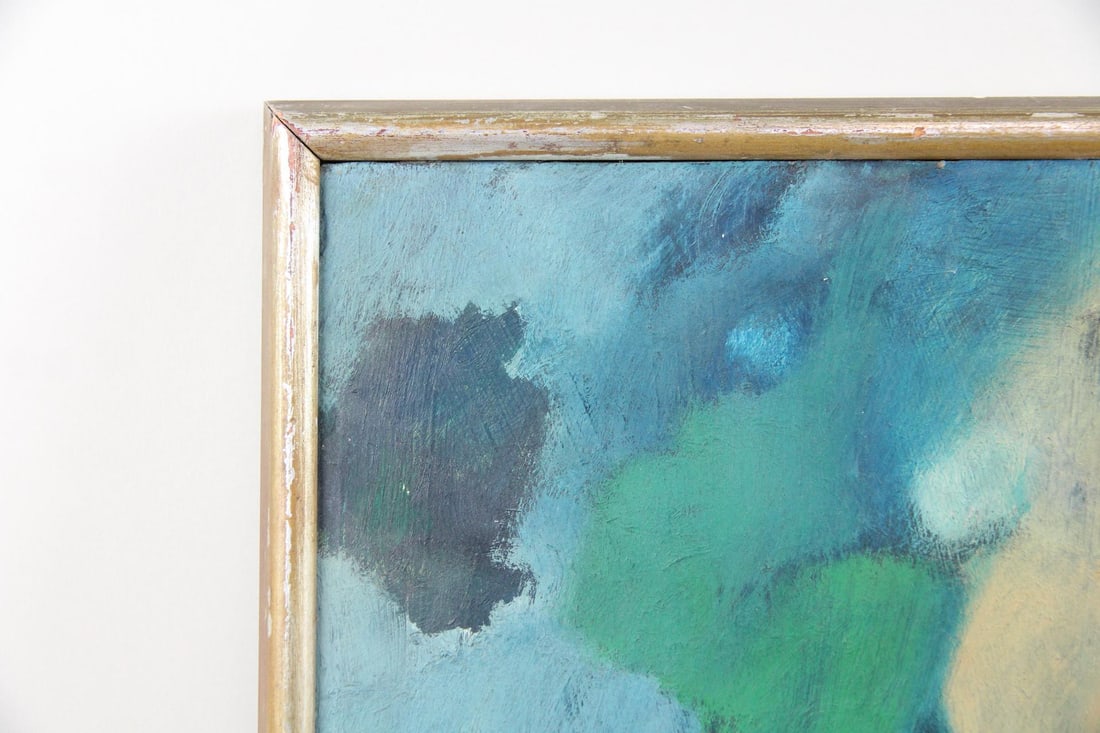 Abstract Expressionist Figural Painting, Signed - 5