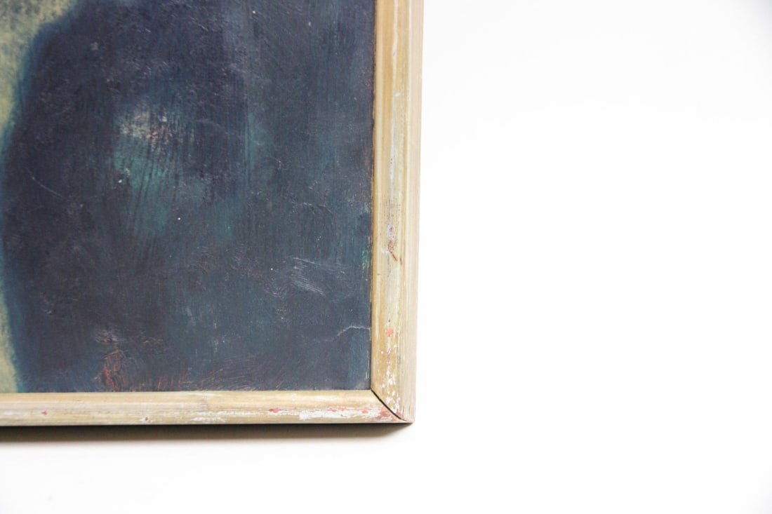 Abstract Expressionist Figural Painting, Signed - 8