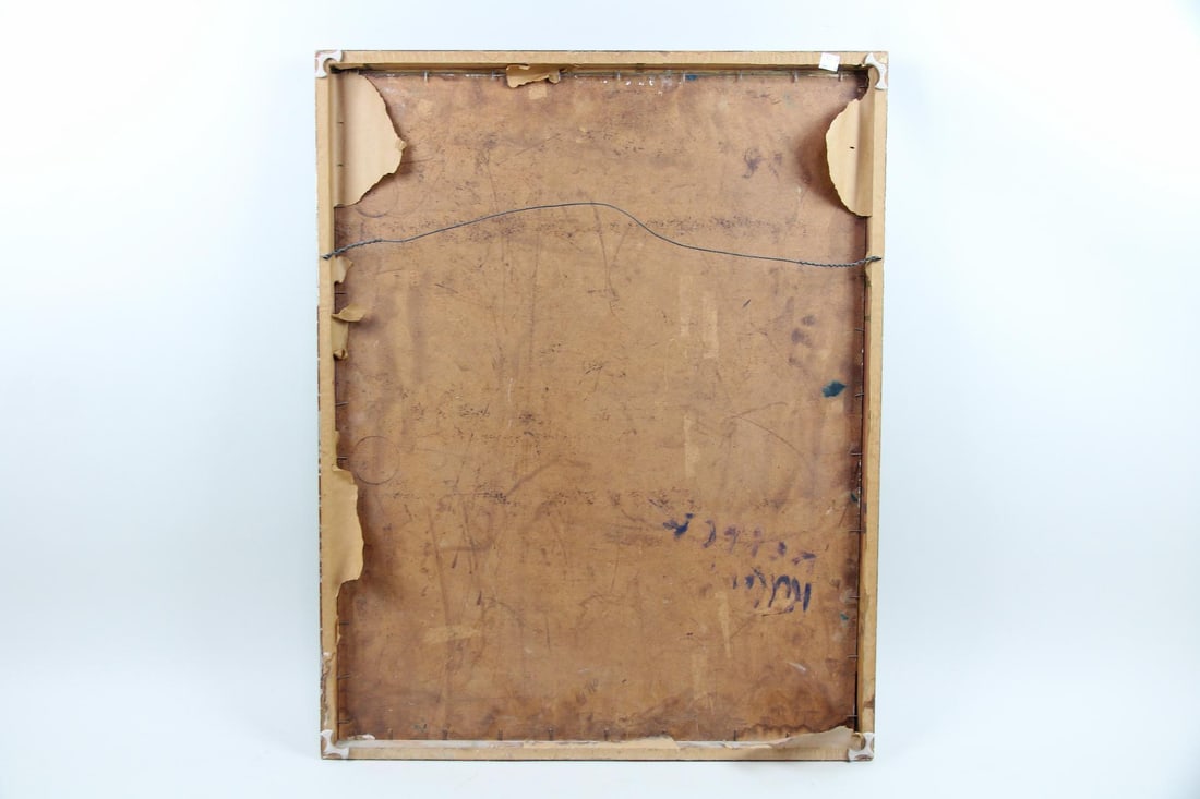 Abstract Expressionist Figural Painting, Signed - 9