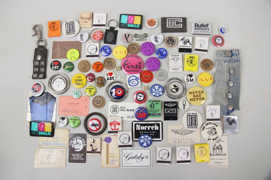 Collection of 80+ Pinbacks, Matchbooks & Memorabilia, LGBTQ+, Gay Interest (1 of 11)