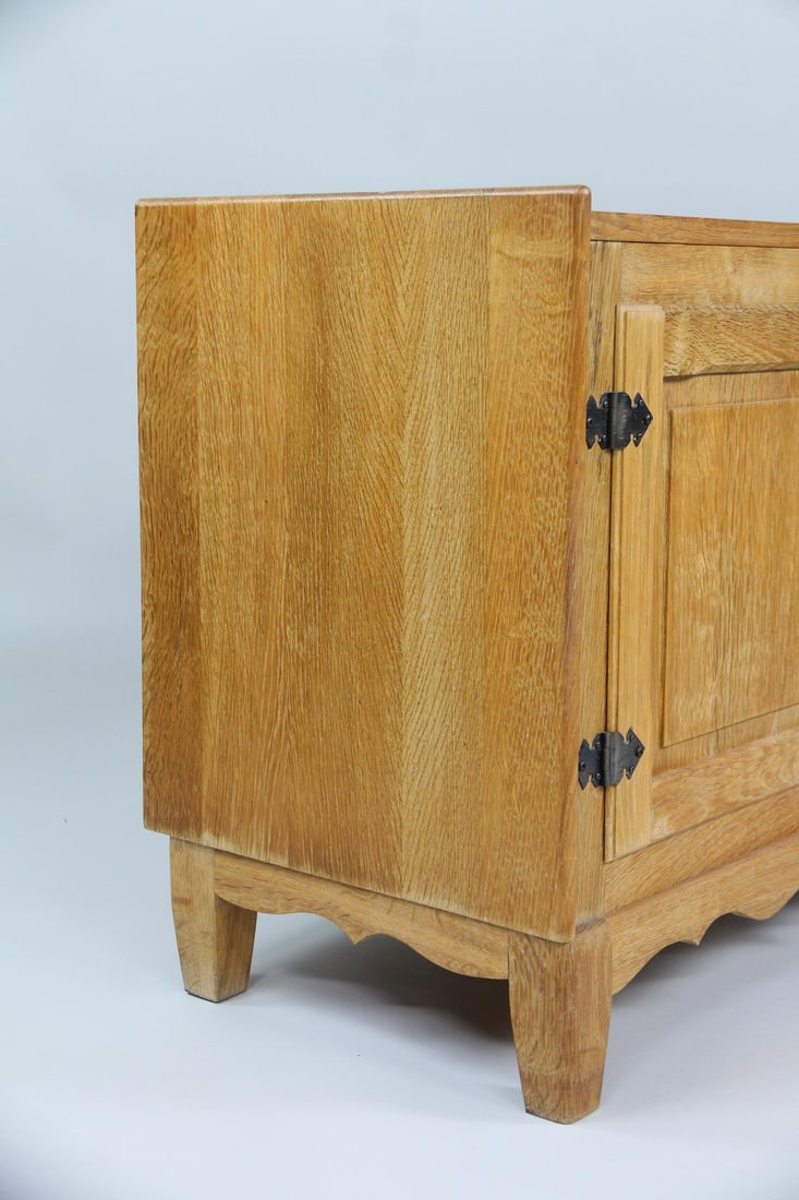 Rustic Oak Credenza Sideboard, Henning Kjaernulf - 7