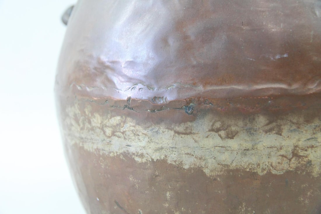 Middle Eastern Cooking Pot, Hammered Copper - 2