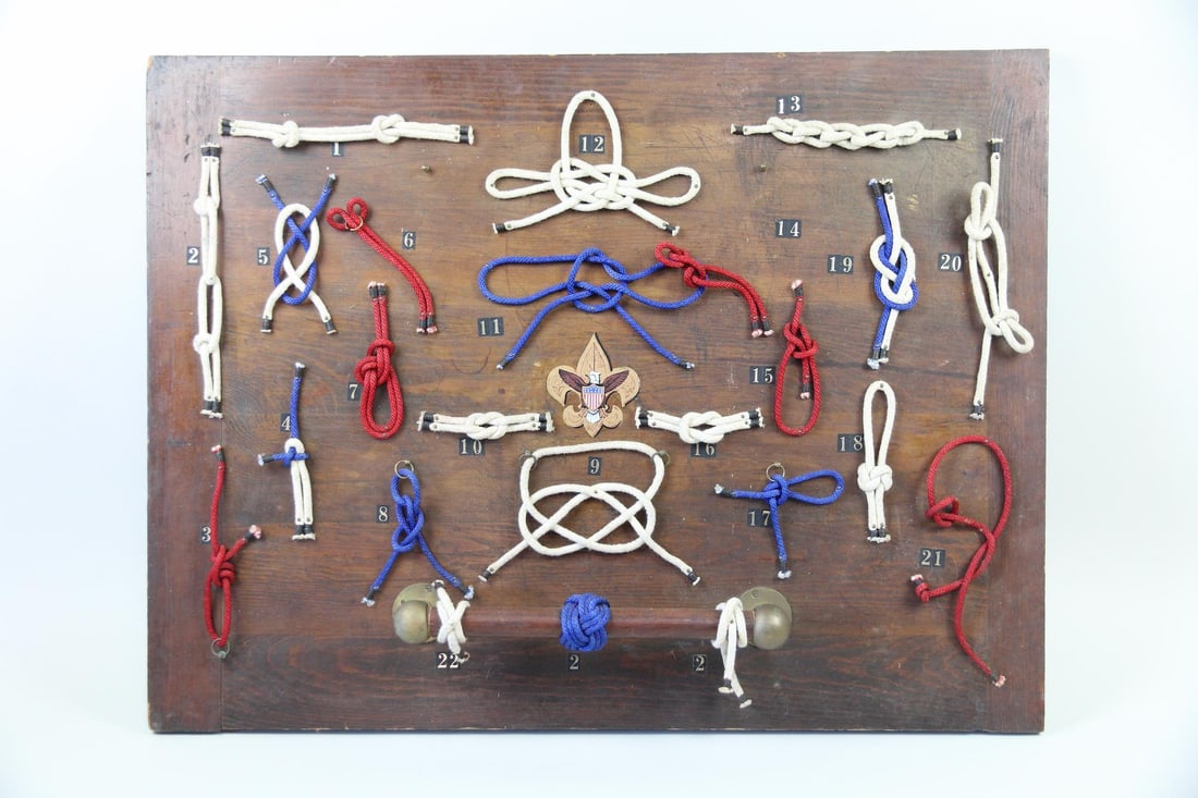 Boy Scouts Maritime Knot Sampler (1 of 14)