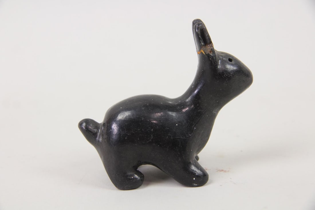 Oaxacan Barro Negro Rabbit Whistle (1 of 9)