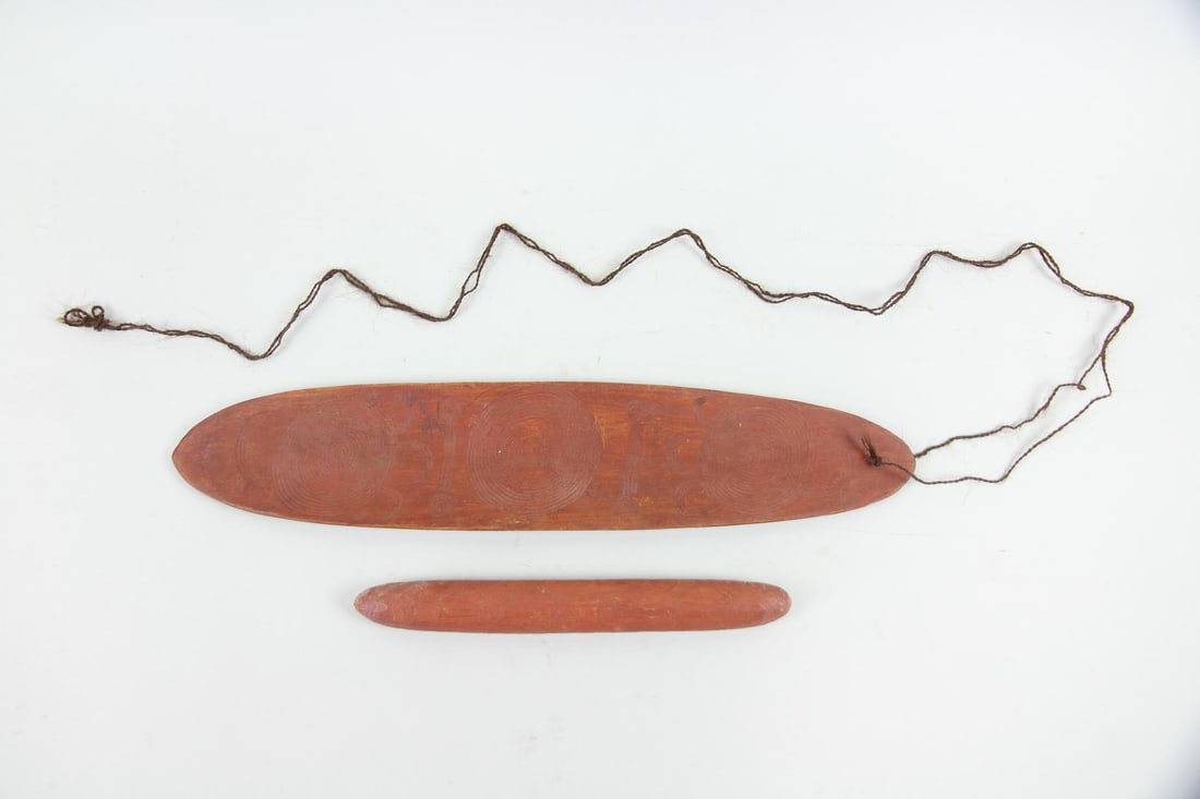 Australian Aboriginal Bullroarer & Message Stick (1 of 7)