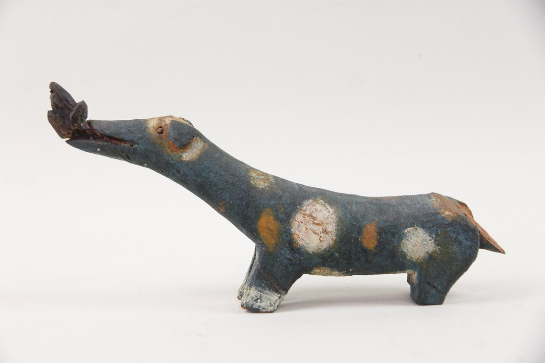 Folk Art Polychrome Dog Figure, San Blas Islands Panama (1 of 12)