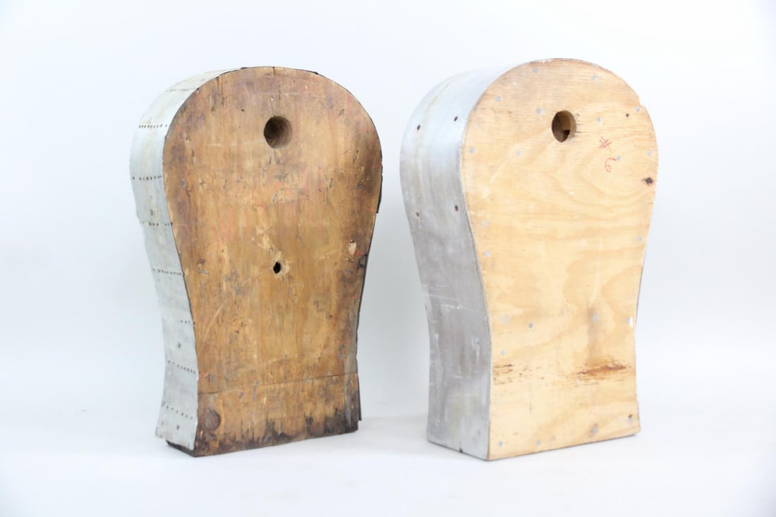 Pair of Industrial Foundry Molds, Plywood & Aluminum (1 of 13)