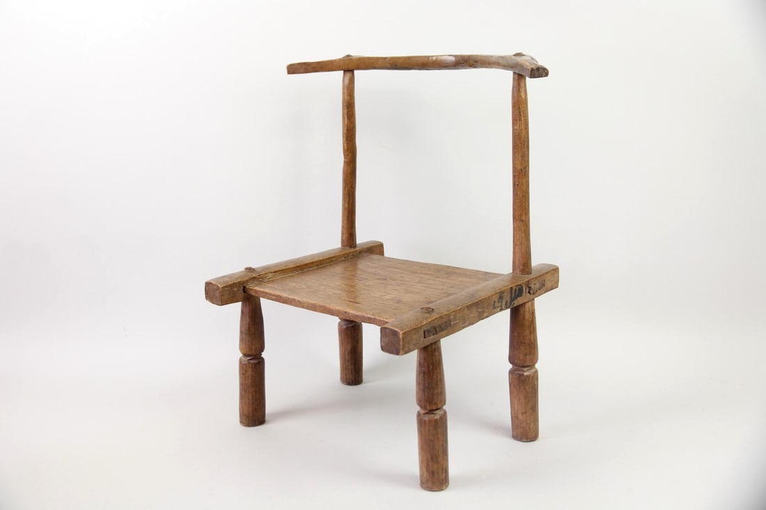 West African Senufo Baoule Chair, Carved Wood (1 of 13)