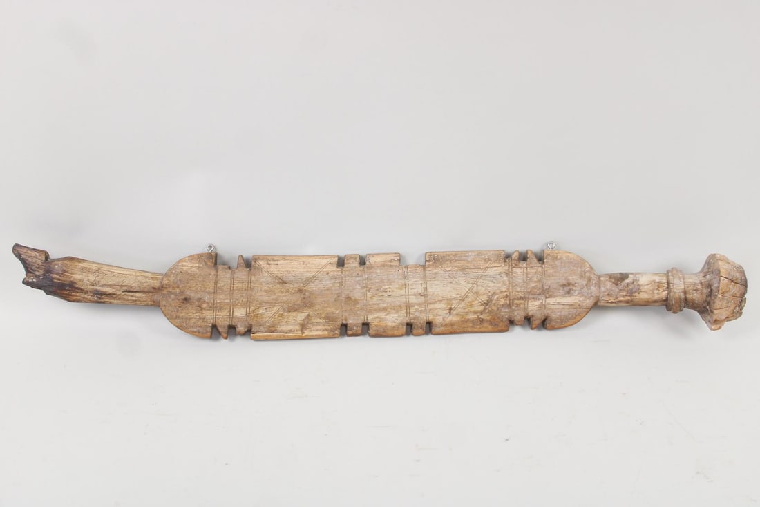 Moroccan Carved Wood Tent Stake (1 of 8)