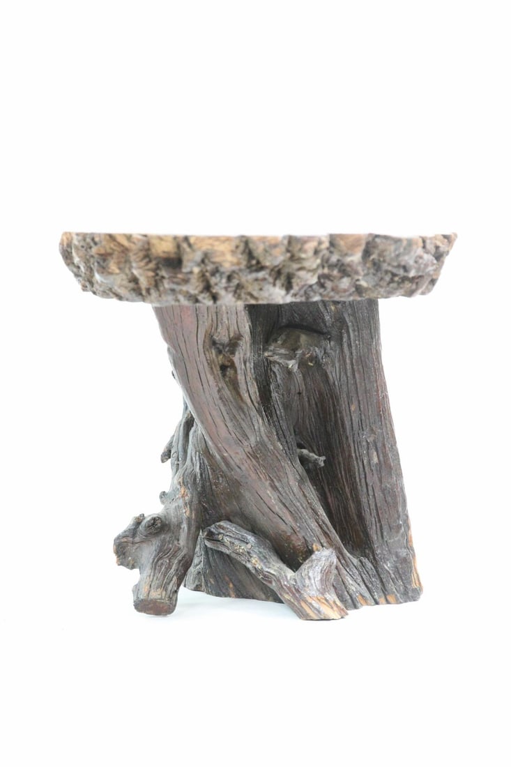 Live Edge Coffee Table with Root Base - 13