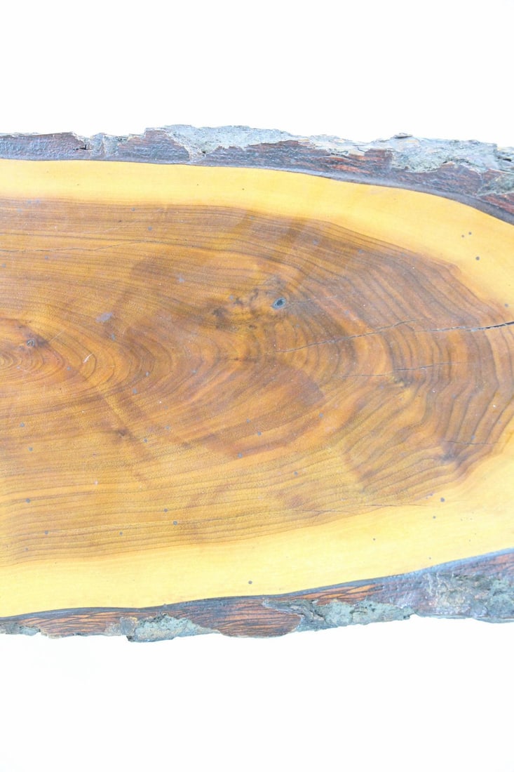 Live Edge Coffee Table with Root Base - 9