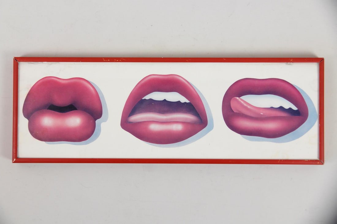 After Tom Wesselmann Pop Art Lips Triptych Print (1 of 8)