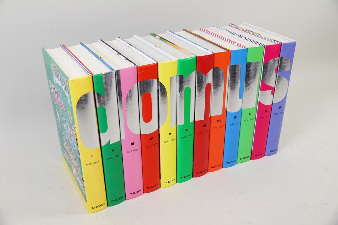 Domus Architecture Books 1928-1999, Volumes 1-12, Gio Ponti, Taschen (1 of 14)