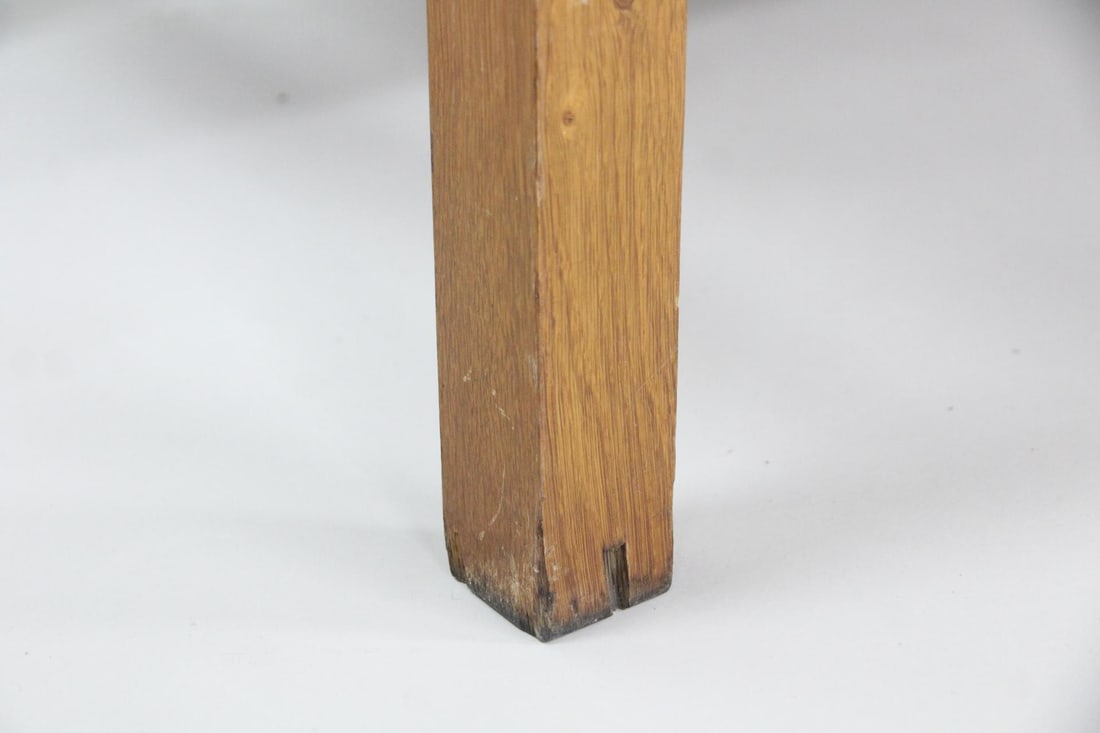 Danish Modern Wingback Settee, Bench - 13
