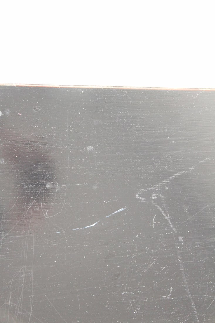 Ebonized Credenza, Sideboard with Ceramic Pulls - 4