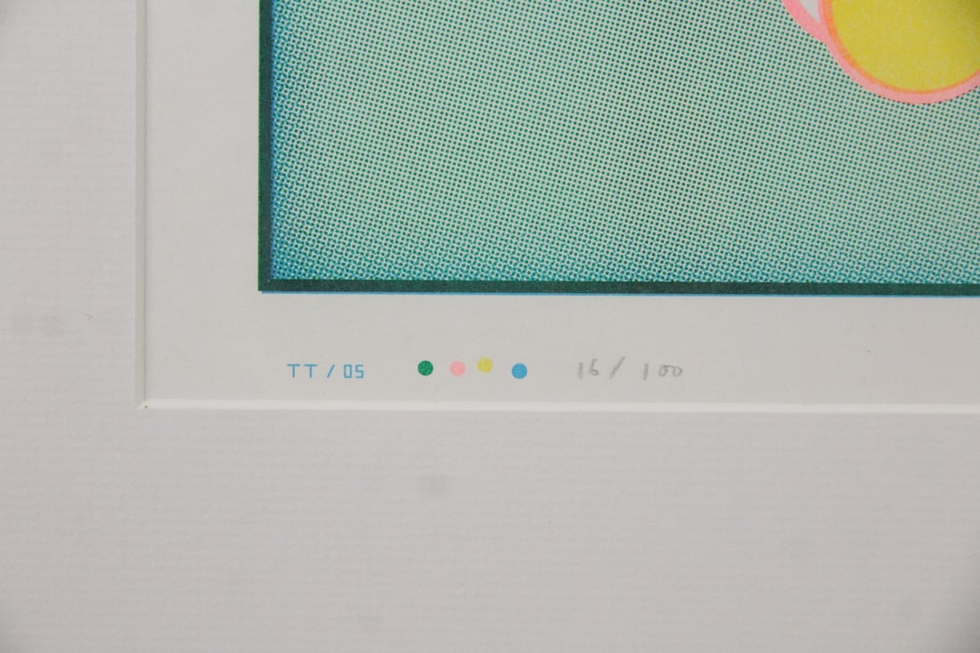 Sigrid Calon Abstract Risograph Print - 3