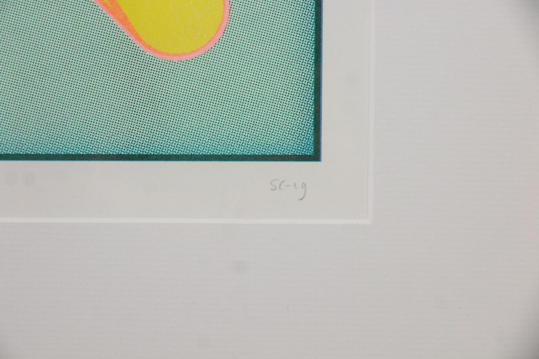 Sigrid Calon Abstract Risograph Print - 4
