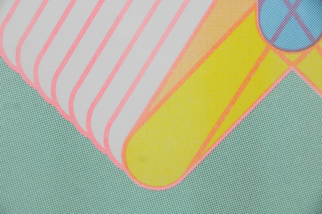 Sigrid Calon Abstract Risograph Print - 9
