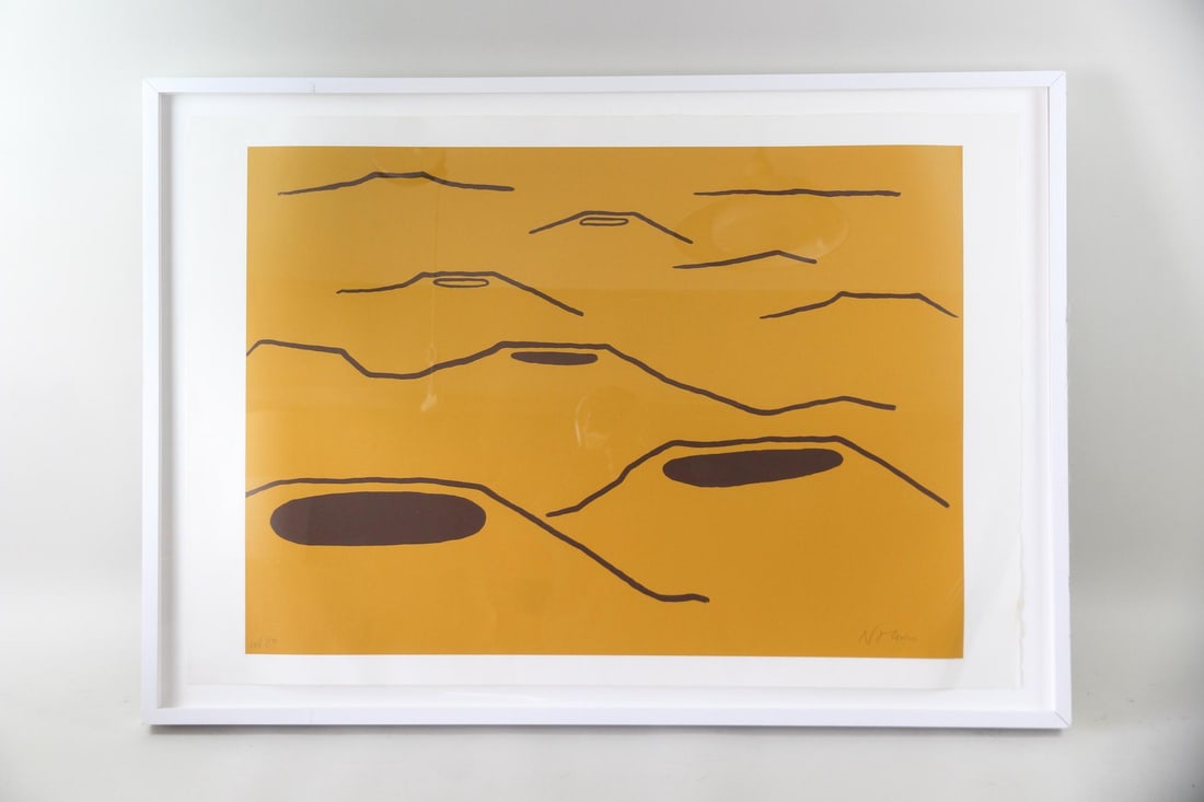 Nicholas Monro Screenprint, "Craters" (1 of 8)