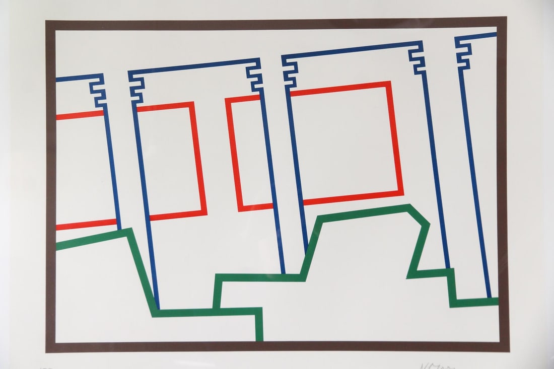 Nicholas Monro Screenprint, "Lobby", 1972 (1 of 9)