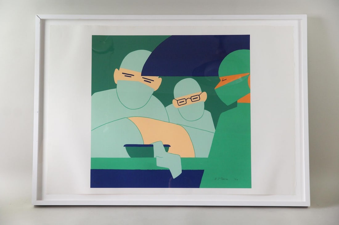 Nicholas Monro Screenprint, "Operating Theater", 1970 (1 of 9)