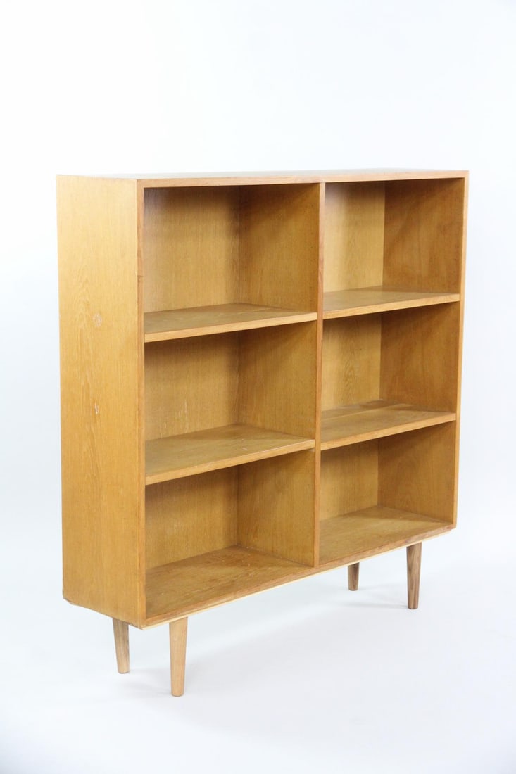 Oak Adjustable Bookcase, Borge Mogensen, 1 of 2 (1 of 10)
