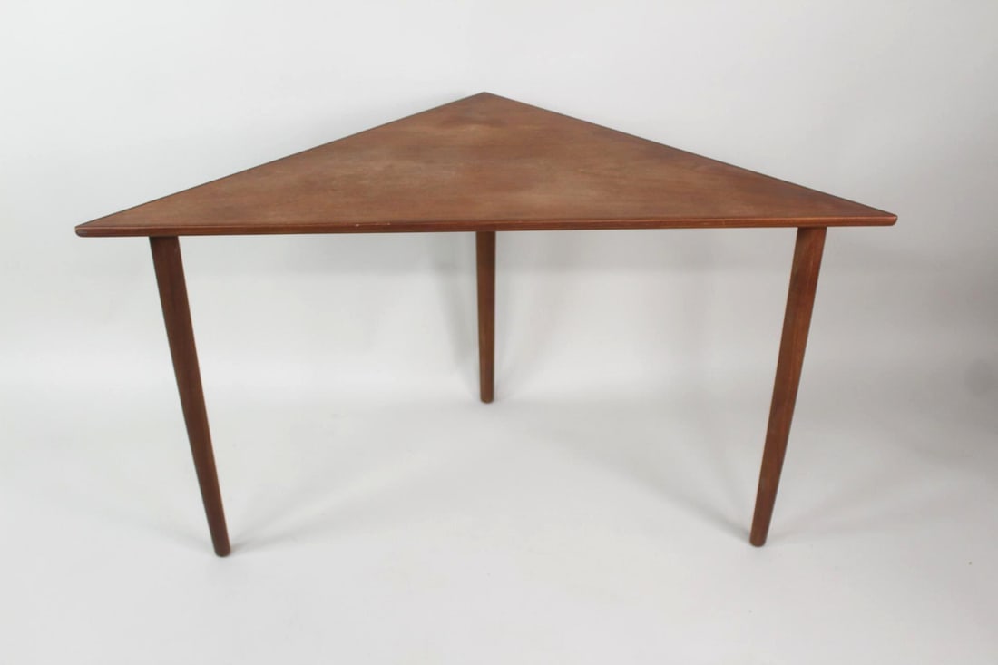 Danish Modern Teak Corner Table, C.F. Christensen (1 of 9)